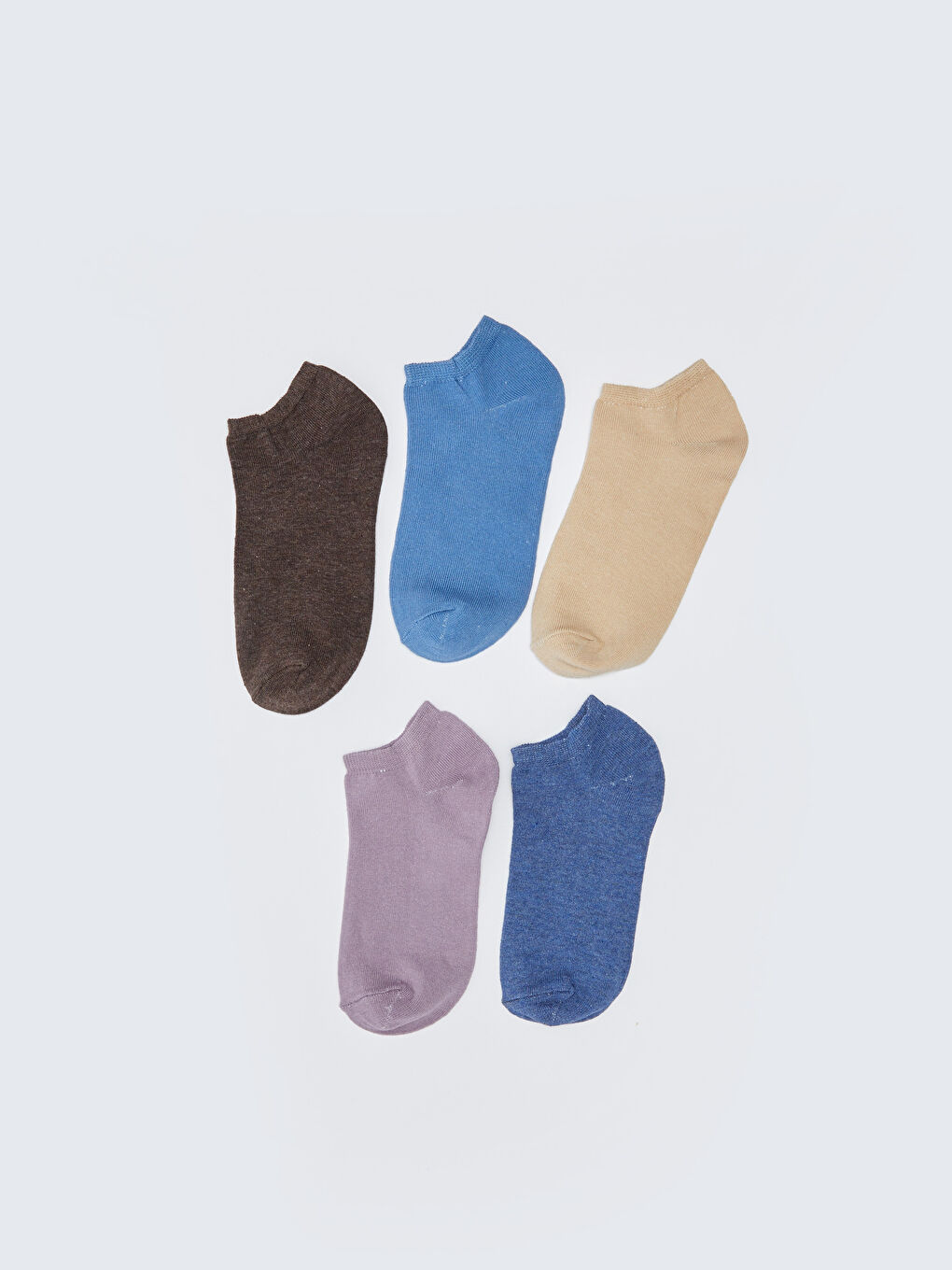 LCW ECO Women's Plain Trainer Socks 5 Pack -W2FM62Z8-SPG