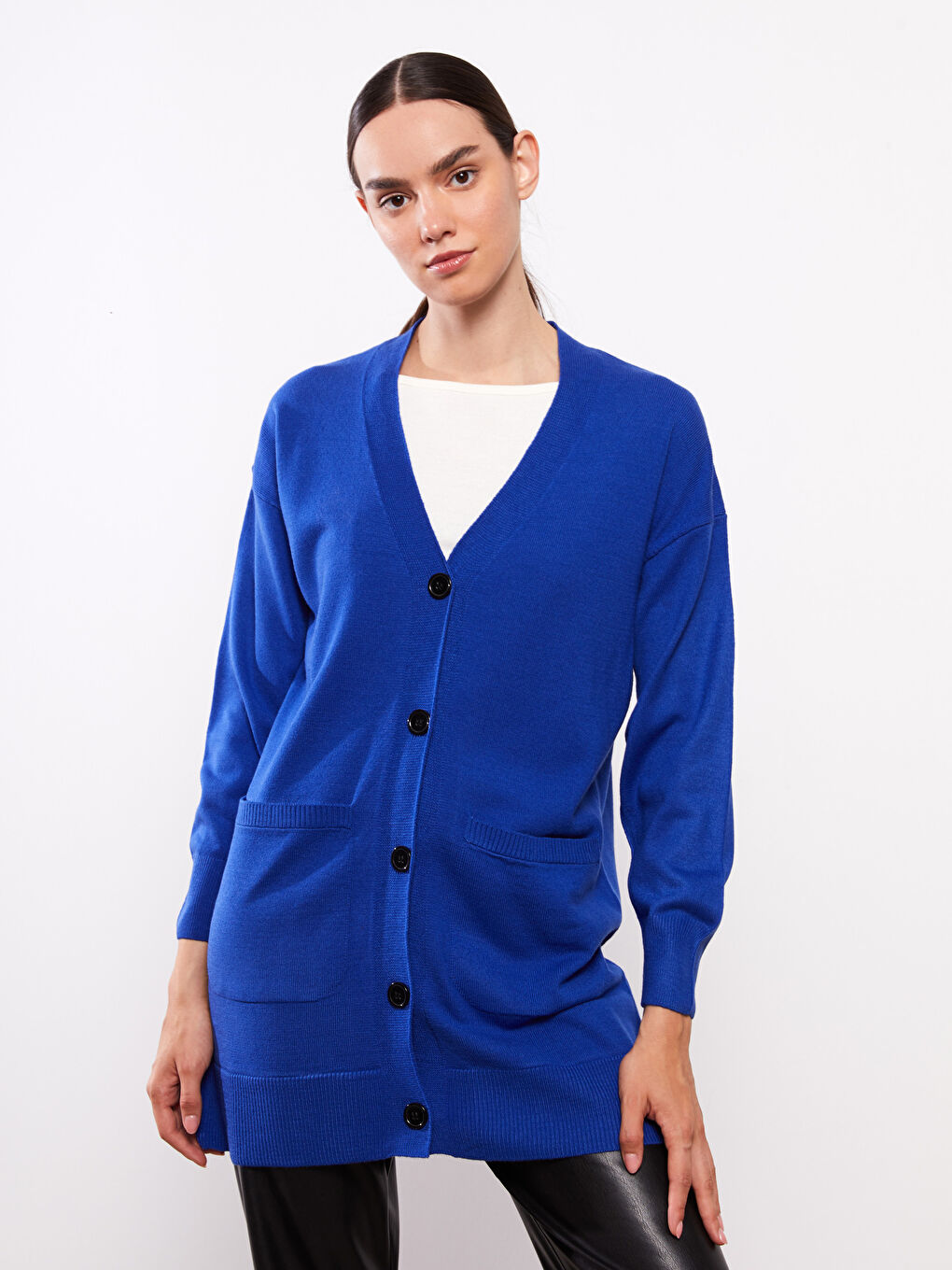 V Neck Women's Knitwear Cardigan