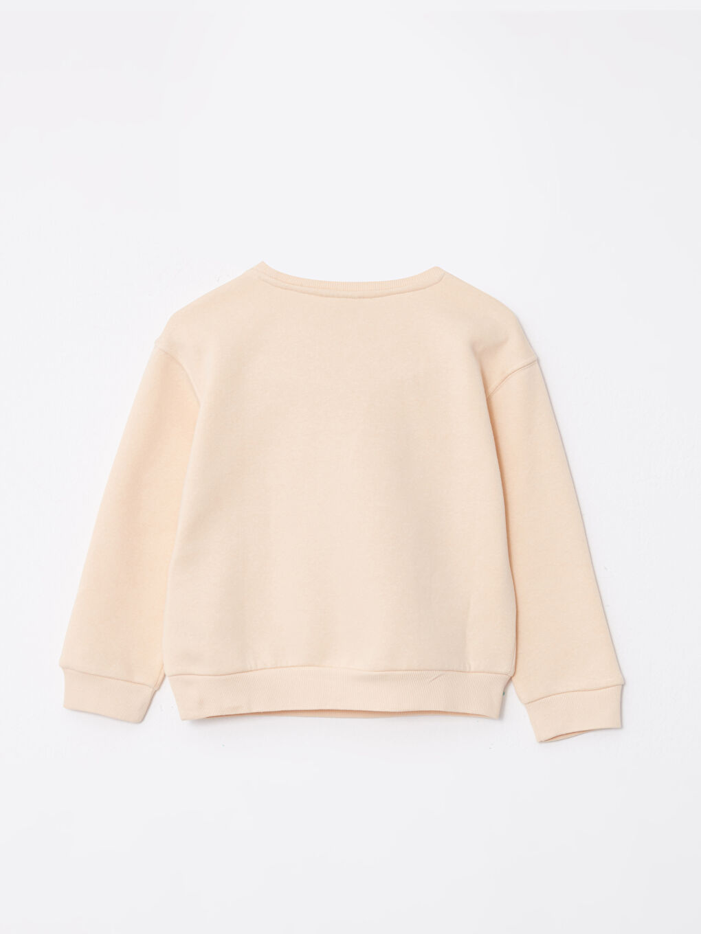 Crew Neck Printed Long Sleeve Girls' Sweatshirt-1