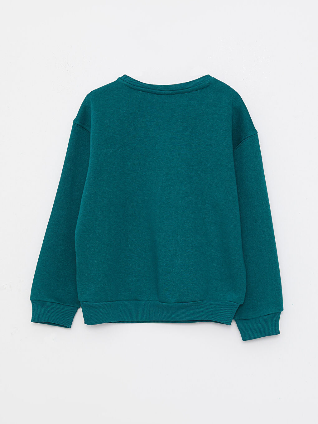 Crew Neck Printed Long Sleeve Girls' Sweatshirt -W2FO19Z4-GXZ