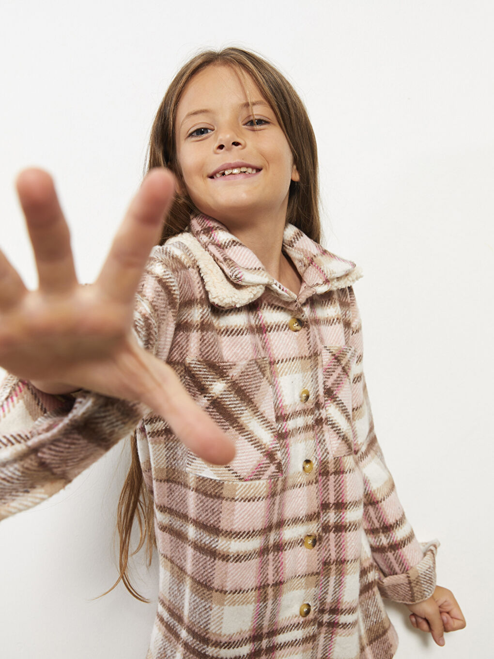 LCW Kids جاكيت بأكمام طويلة للبنات -W2FO34Z4-LNQ
