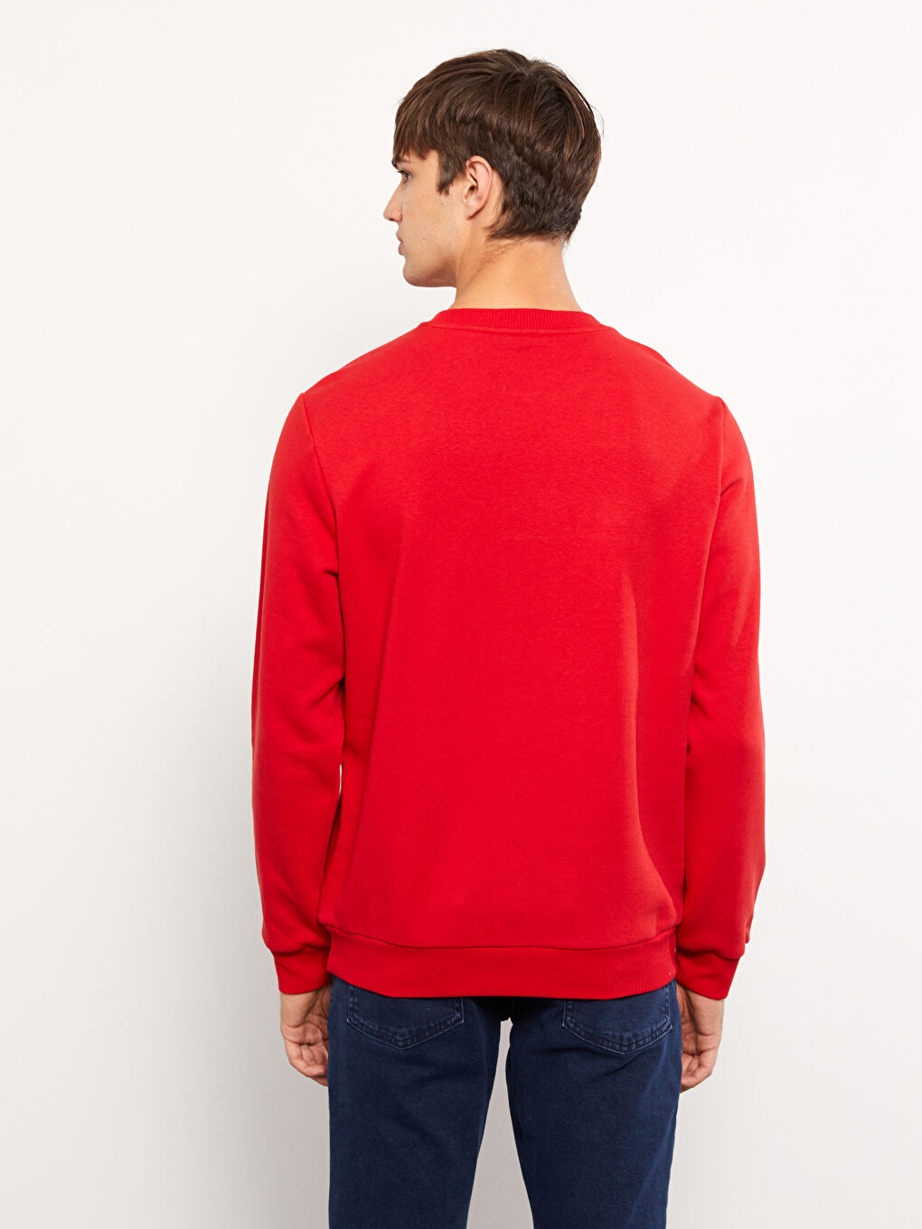 XSIDE Crew Neck Long Sleeve Christmas Themed Men's Thick Sweatshirt -W2FP07Z8-HPM