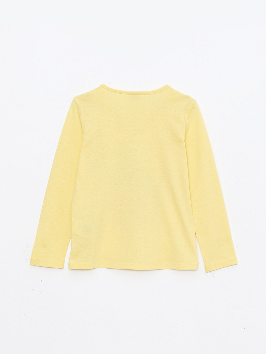 Тениска с кръгло деколте, отпечатана, с дълъг ръкав за момичета-1