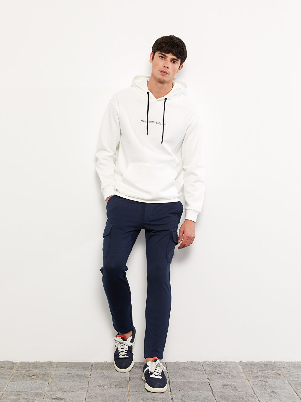 XSIDE Slim Fit Men's Cargo Trousers -W2FP39Z8-LBF