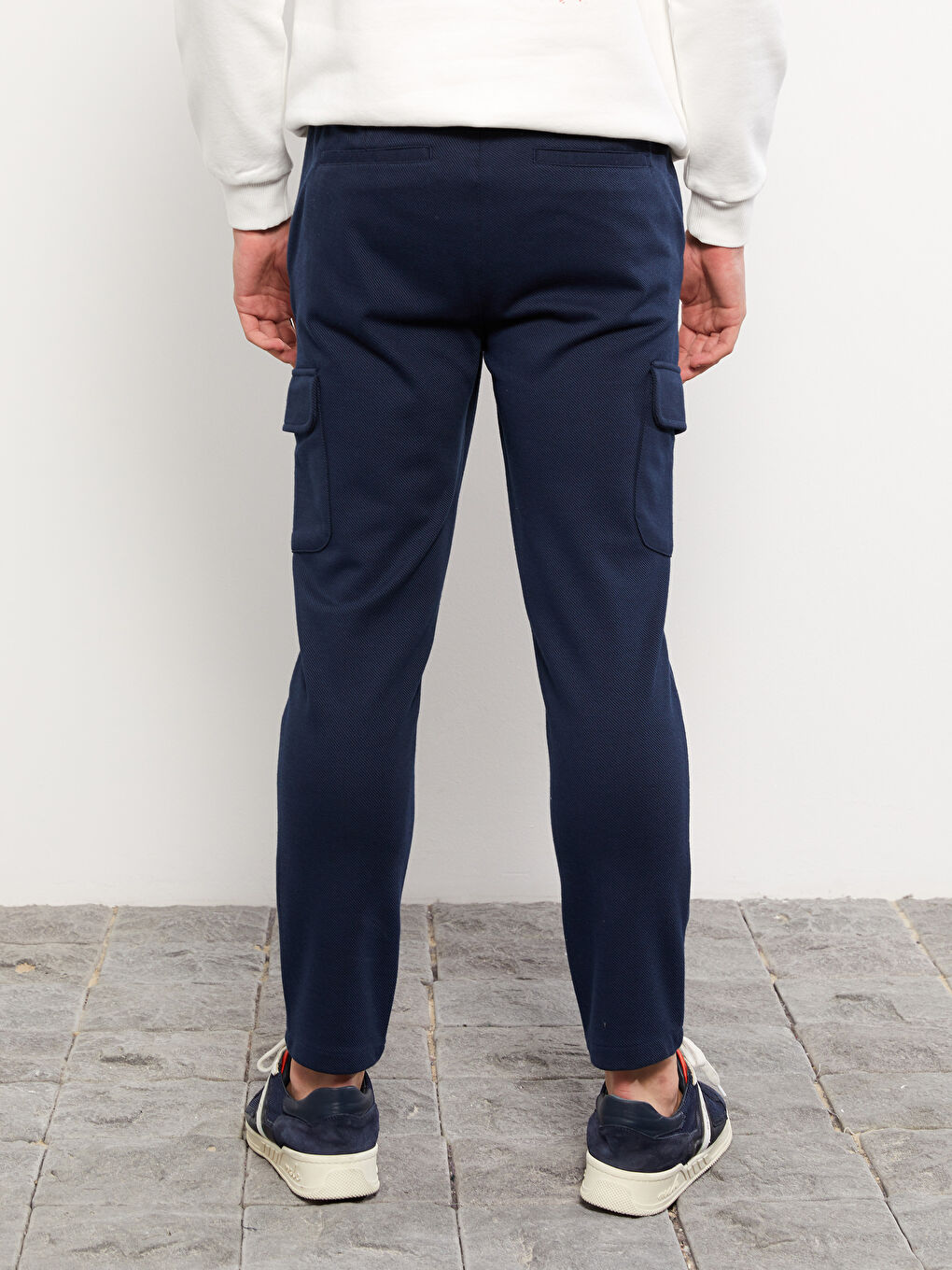 XSIDE Slim Fit Men's Cargo Trousers -W2FP39Z8-LBF