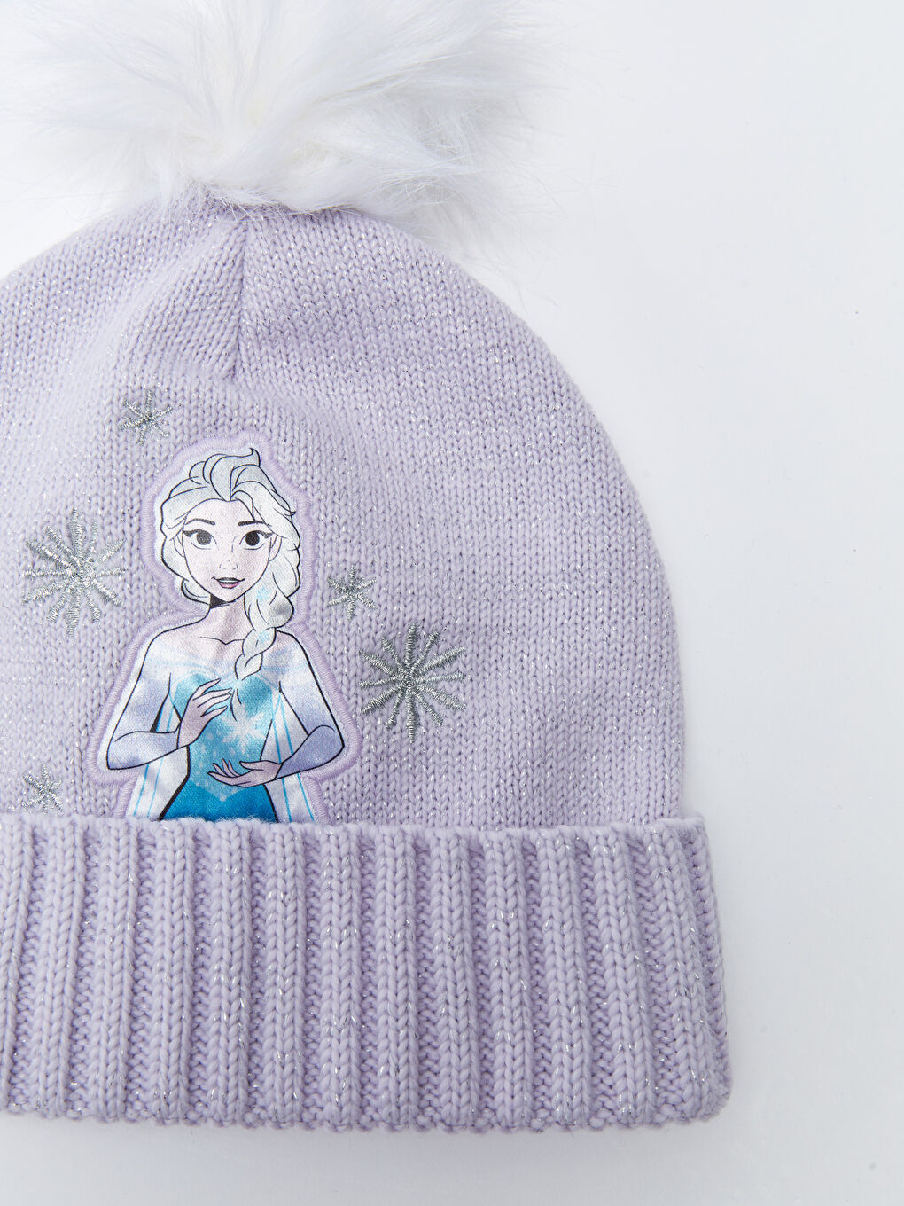 LCW ACCESSORIES Lila Frozen Lisanslı Kız Çocuk Bere ve Boyunluk - 1