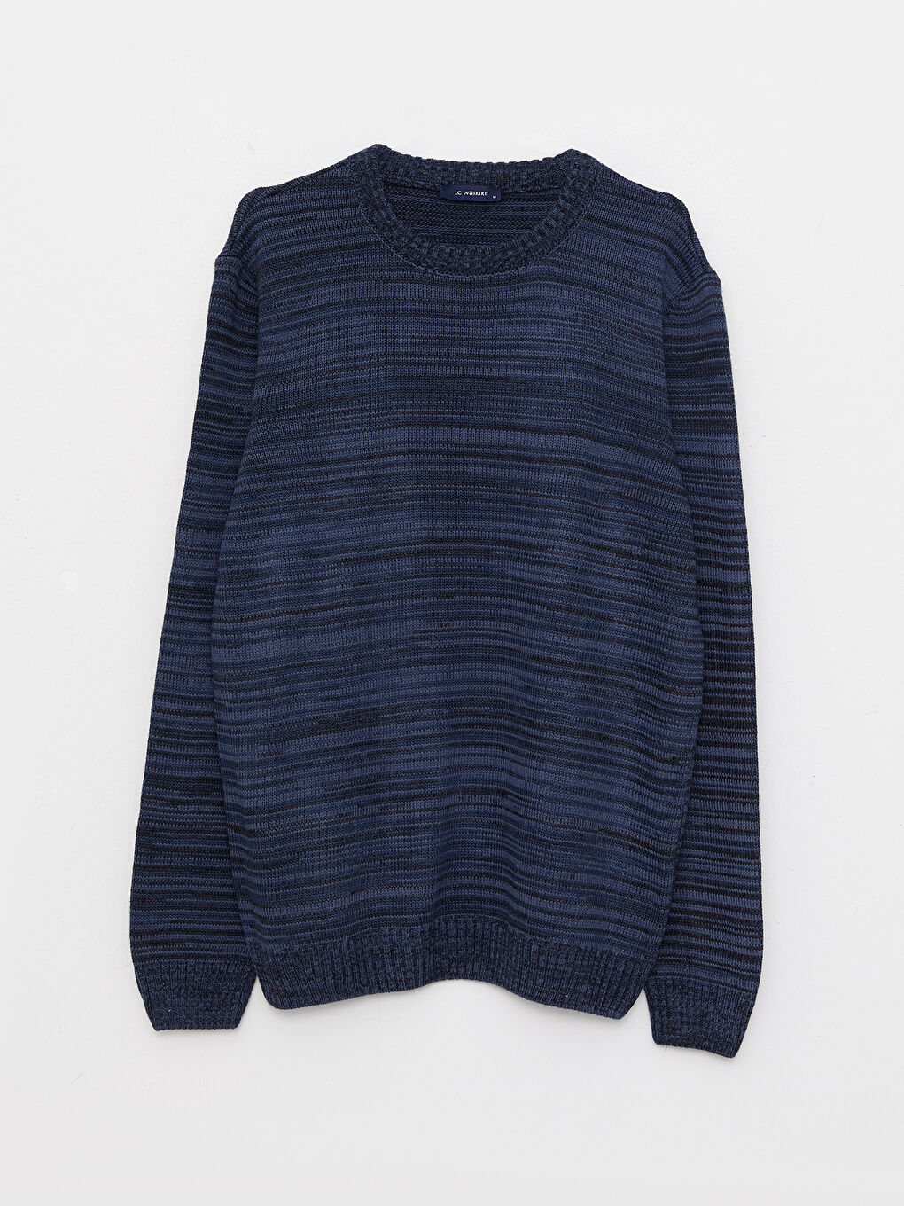 بلوز یه‌خه‌ خڕ قۆڵ درێژ نەخشدار بۆ پیاوان تریکۆ-5