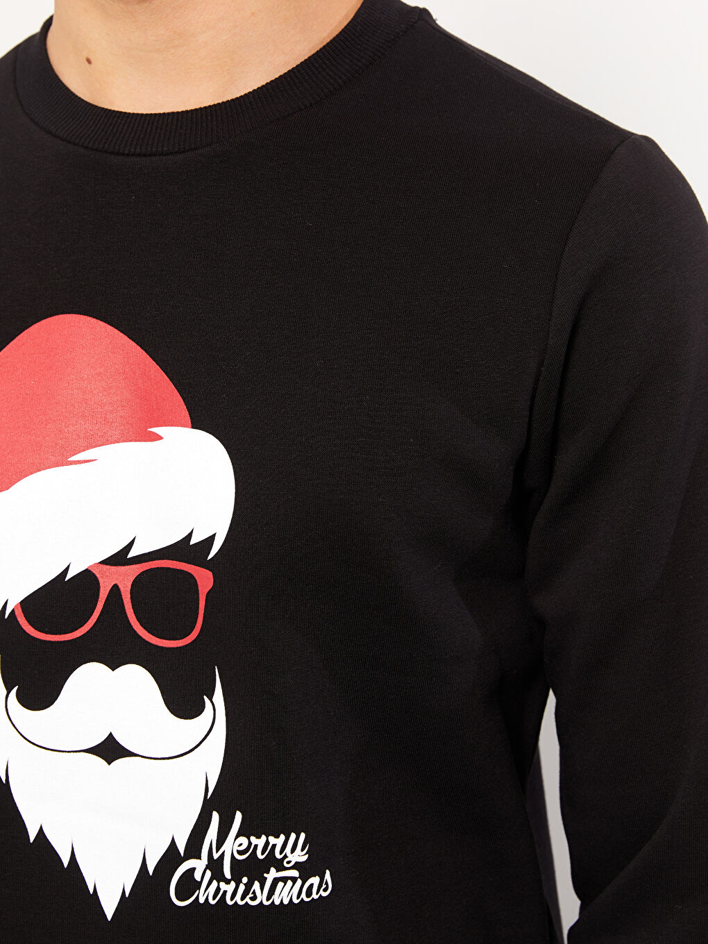 XSIDE Rundhalsausschnitt Langarm Neujahrsthema Sweatshirt für Herren -W2FP79Z8-CVL