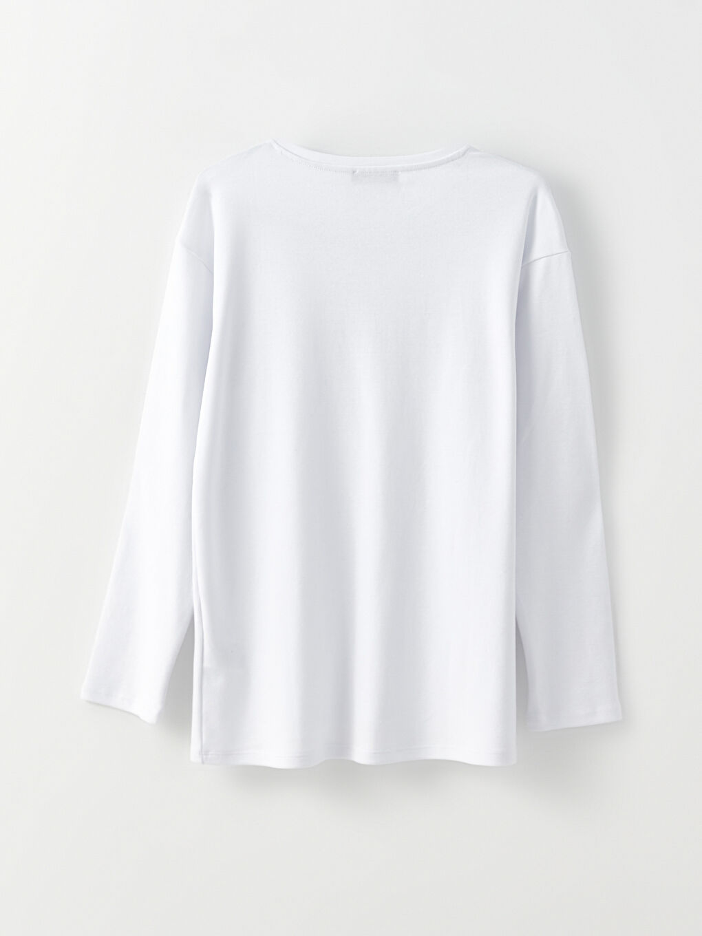 LCWAIKIKI Maternity Crew Neck Printed Long Sleeve Maternity T-shirt -W2FP81Z8-Q6K