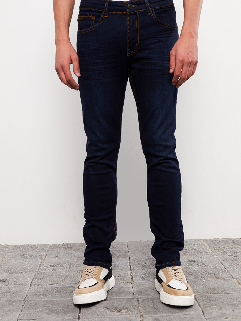 LCW Casual Koyu Rodeo 750 Slim Fit Erkek Jean Pantolon - 3