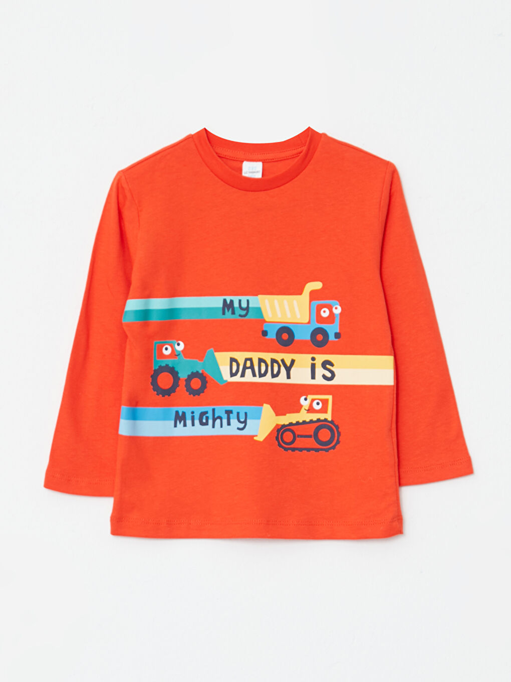 Crew Neck Long Sleeve Printed Baby Boys' T-Shirt 2 Pack-1