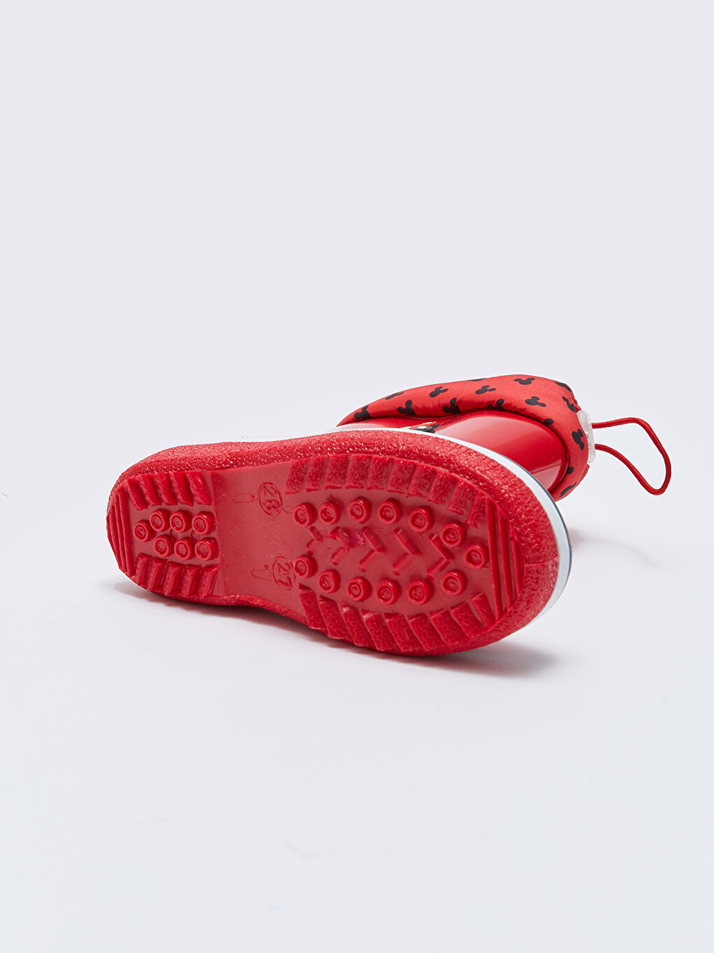 Kırmızı Minnie Mouse Lisanslı Kız Bebek Yağmur Botu-3