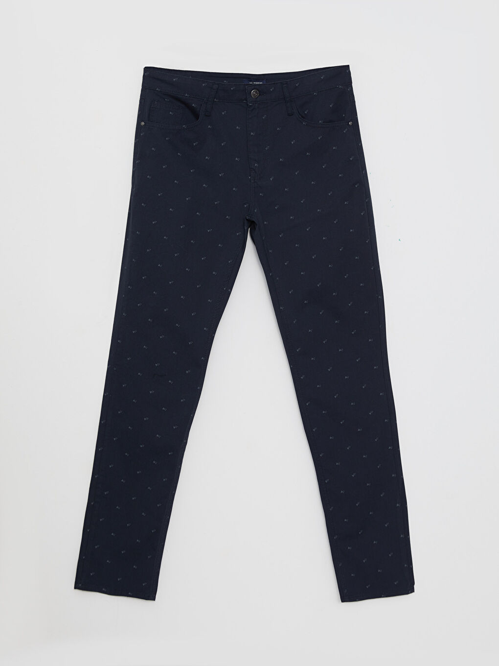 LCW ECO Lacivert Slim Fit Gabardin Erkek Pantolon - 5