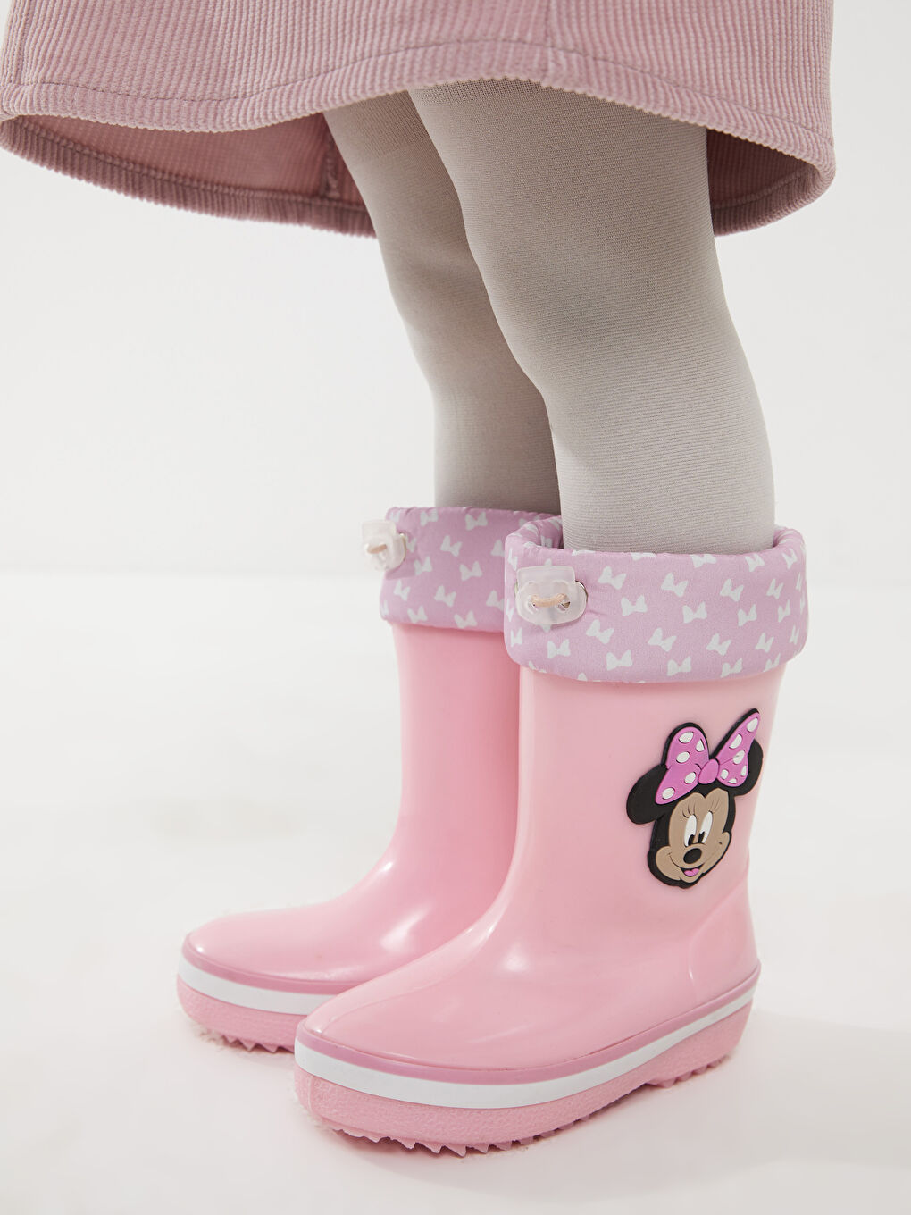 Pembe Minnie Mouse Lisanslı Kız Bebek Yağmur Botu-2