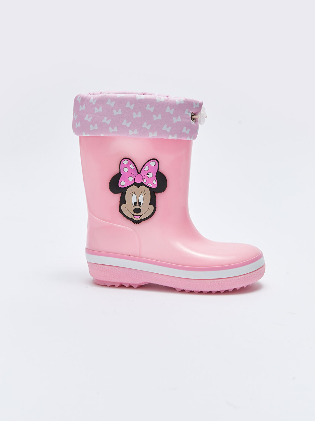 Pembe Minnie Mouse Lisanslı Kız Bebek Yağmur Botu-5