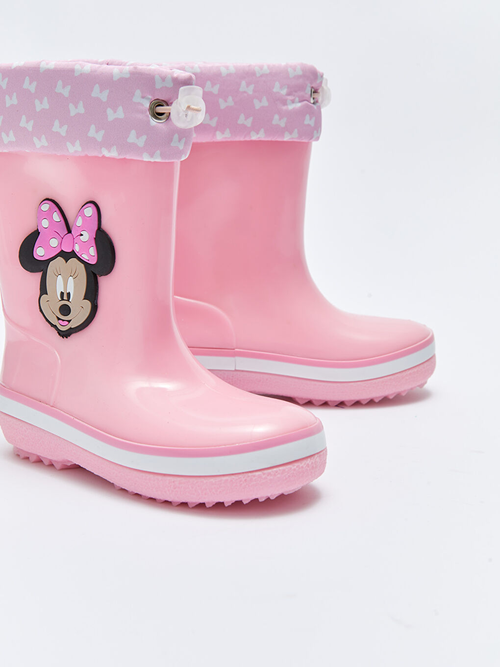 Pembe Minnie Mouse Lisanslı Kız Bebek Yağmur Botu-6