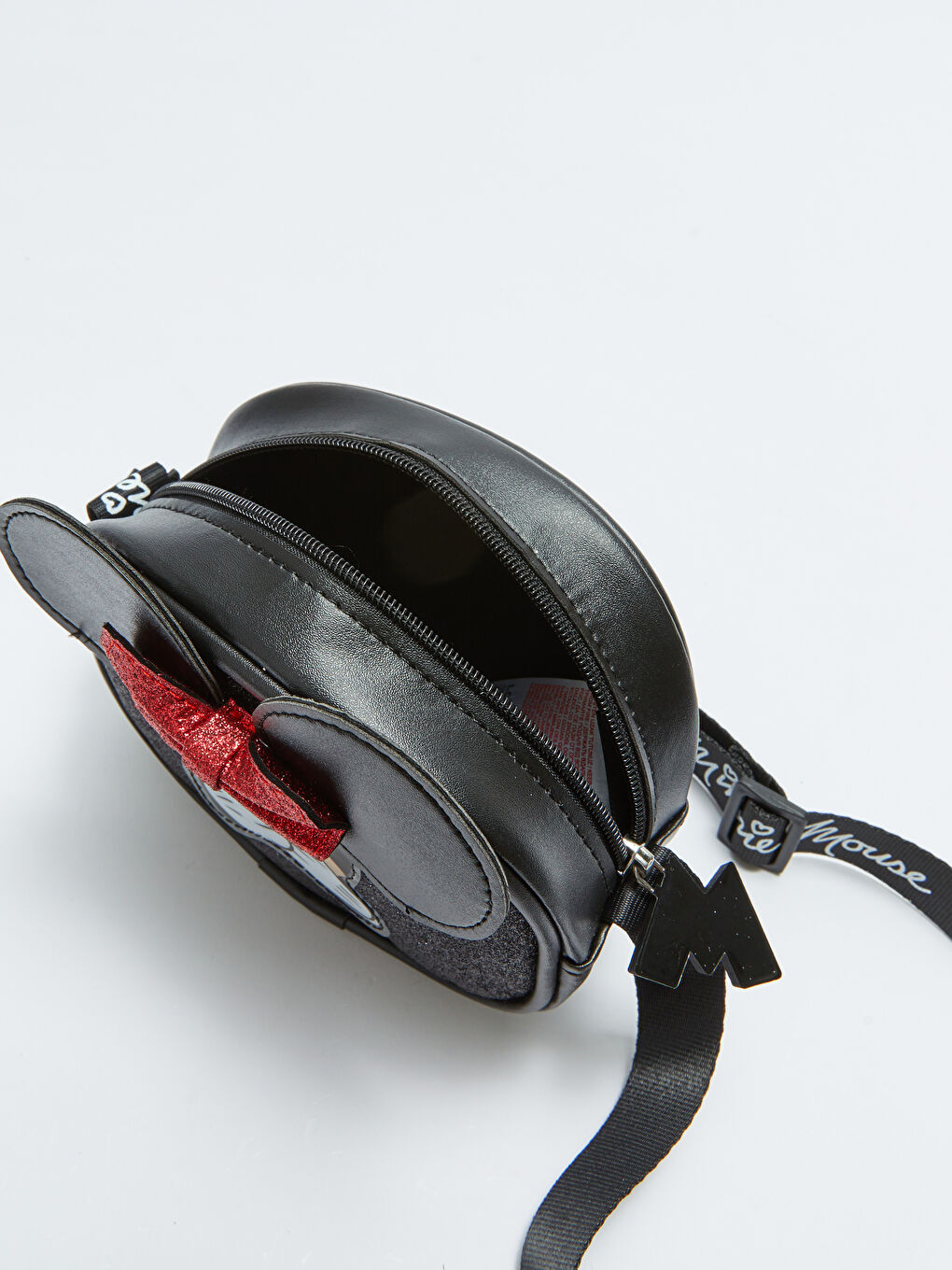 Siyah 3D Patch Detaylı Kız Çocuk Çapraz Çanta-3