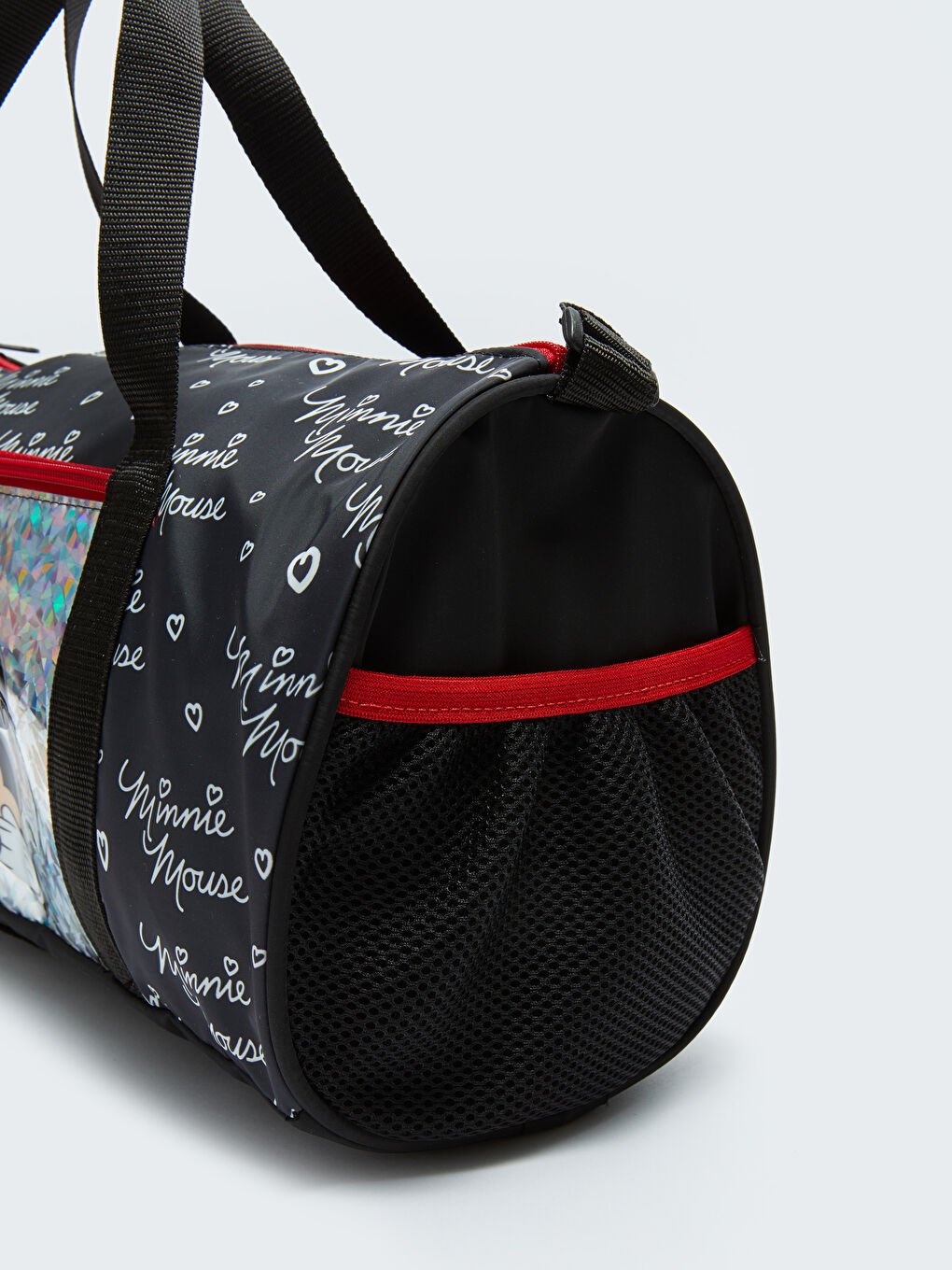 Siyah Minnie Mouse Lisanslı Kız Çocuk Spor Çantası-2