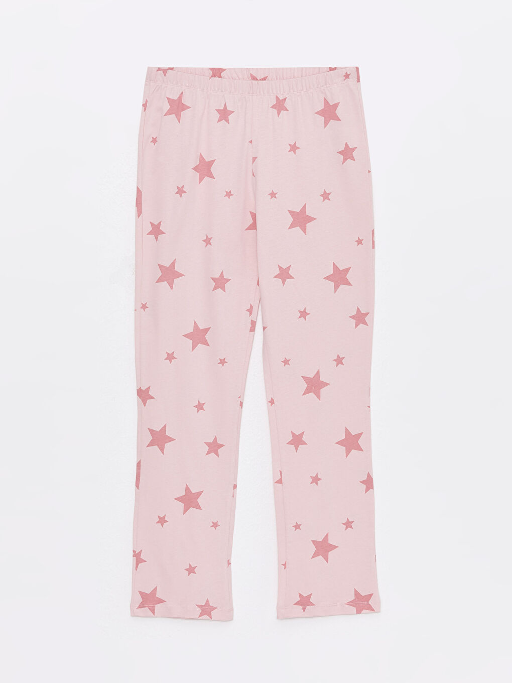 Pembe Gömlek Yaka Desenli Kısa Kollu Kadın Pijama Takımı-7