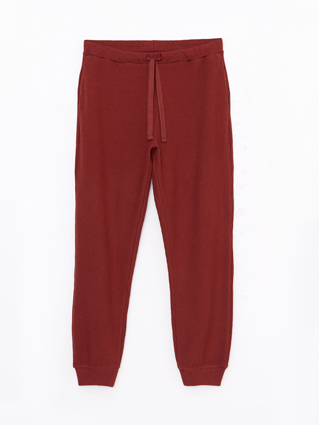 LCW DREAM Bordo Kadın Beli Lastikli Düz Jogger Pijama Alt