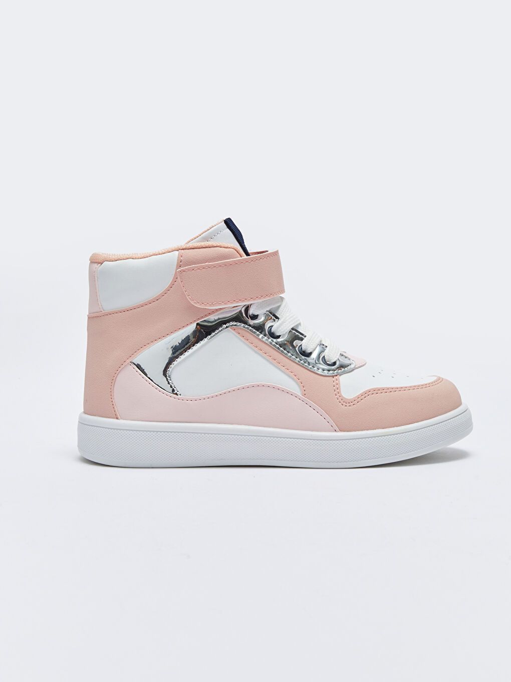 Mercan Cırt Cırtlı Renk Bloklu Kız Çocuk Bilekli Spor Ayakkabı-2