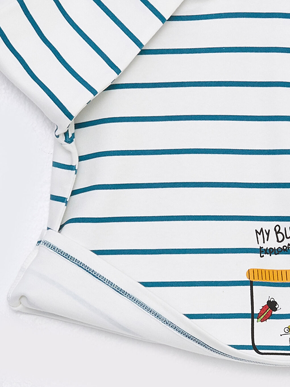 LCW ECO Crew Neck Long Sleeve Printed Baby Boys' T-Shirt and Tracksuit Bottom 2 Pack Set -W2FT24Z1-S0K