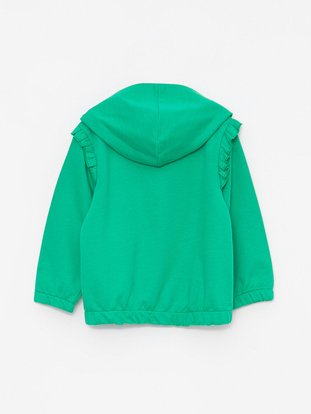 LCW baby Hooded Long Sleeve Basic Baby Girl Zippered Sweatshirt -W2FT60Z1-GE6