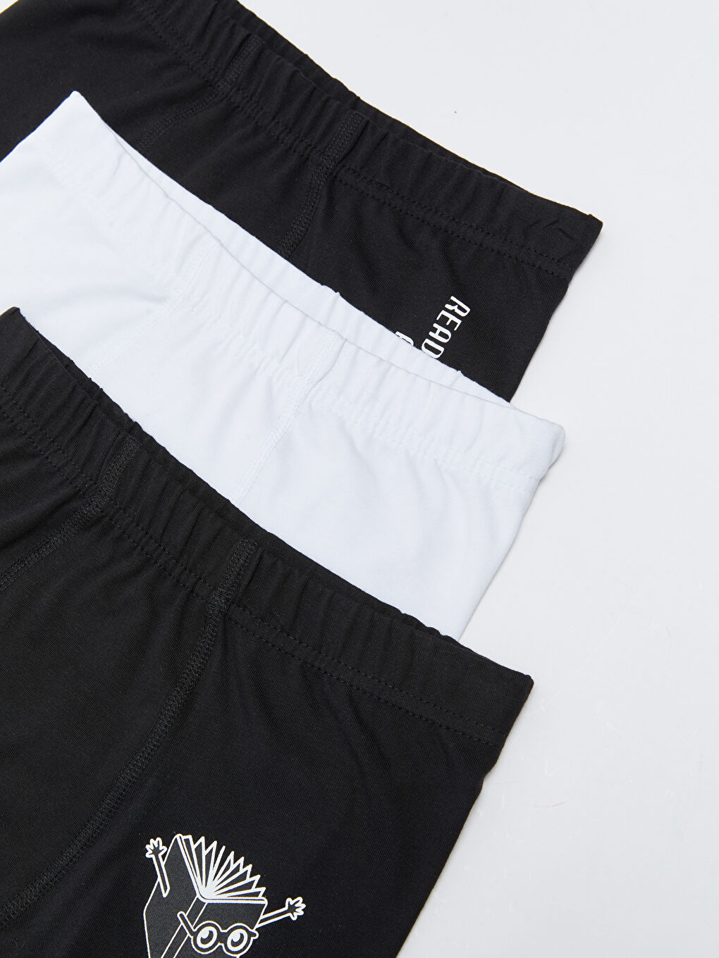 Siyah Baskılı Pamuklu Erkek Çocuk Boxer 3'lü-4