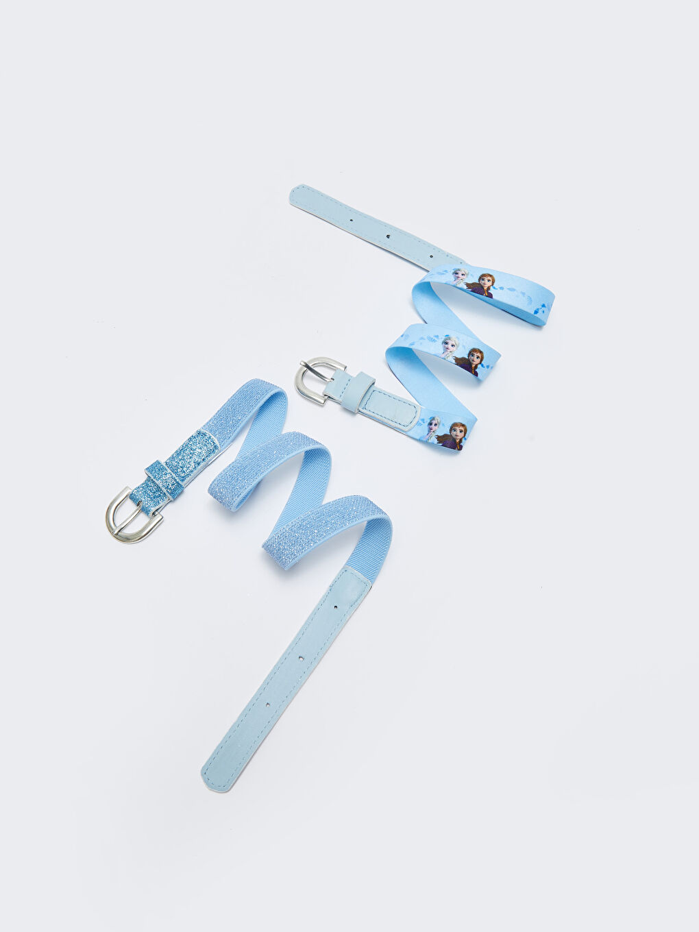 Mavi Frozen Lisanslı Kız Çocuk Kemer 2'li-1