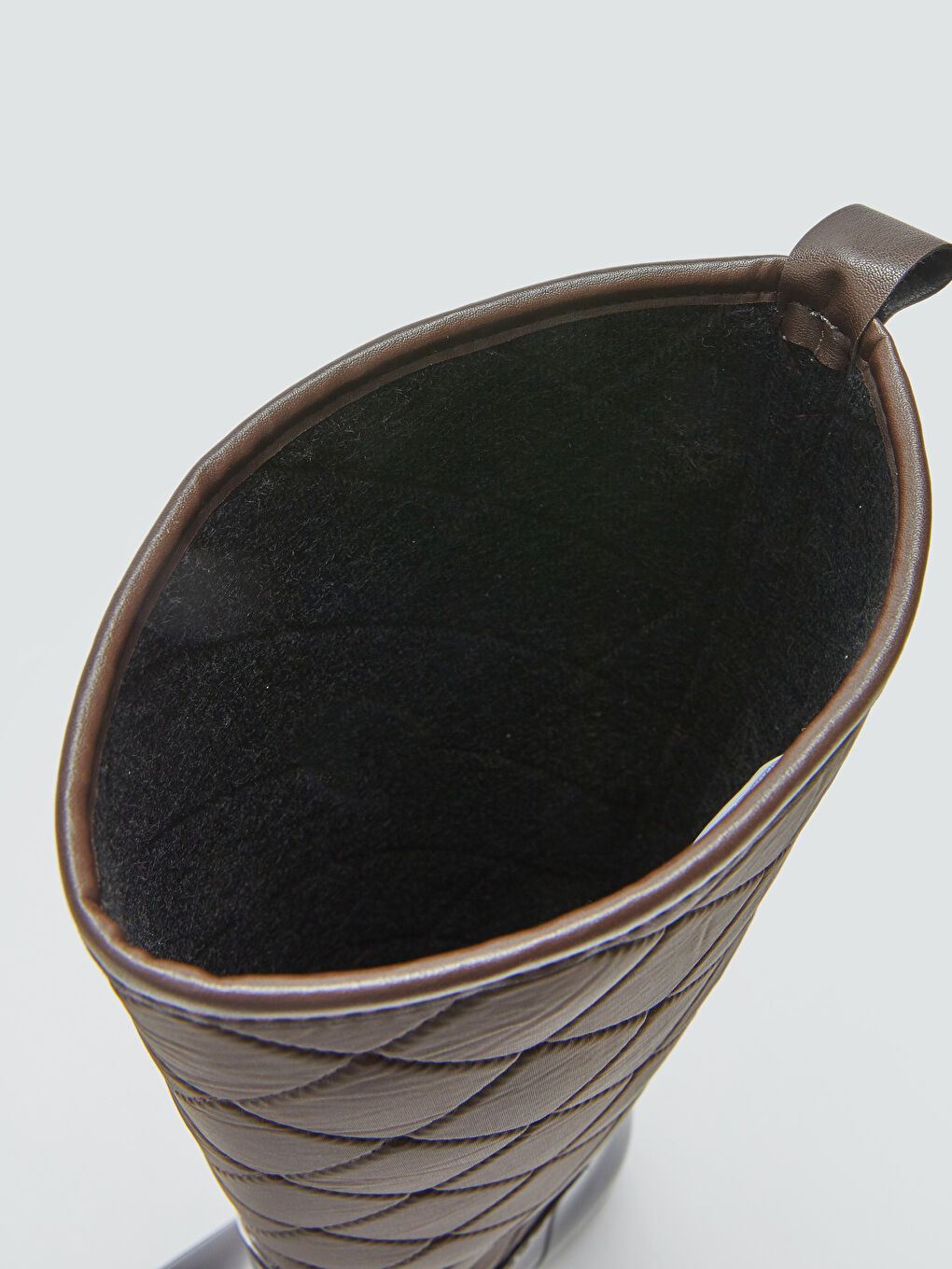 Faux Leather Women's Knee High Wellies-5