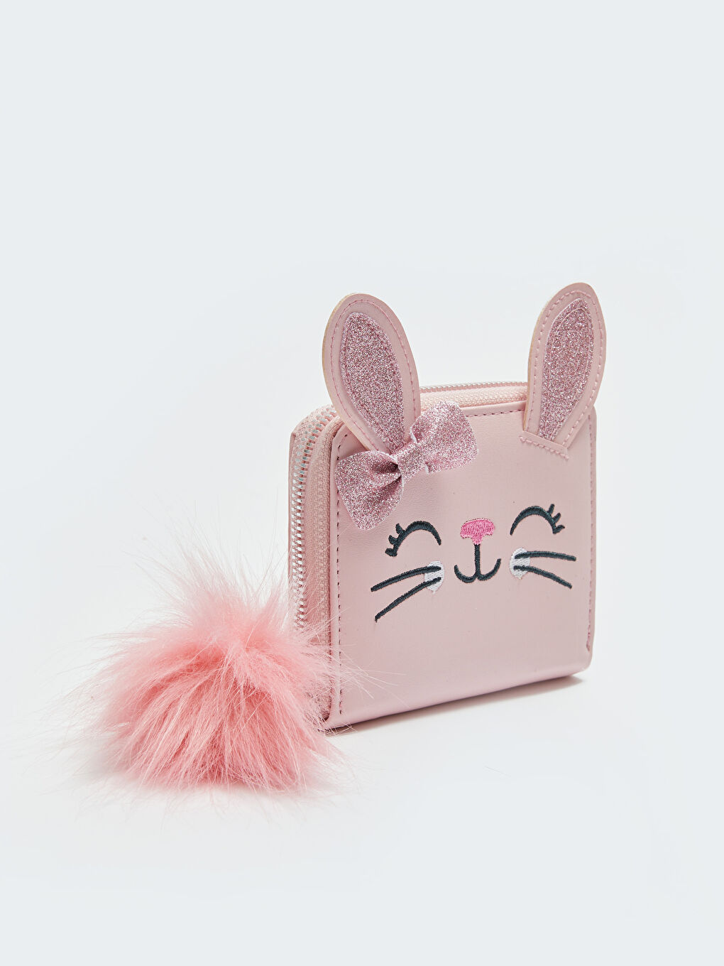 Pembe Baskılı Kız Çocuk Cüzdan-1