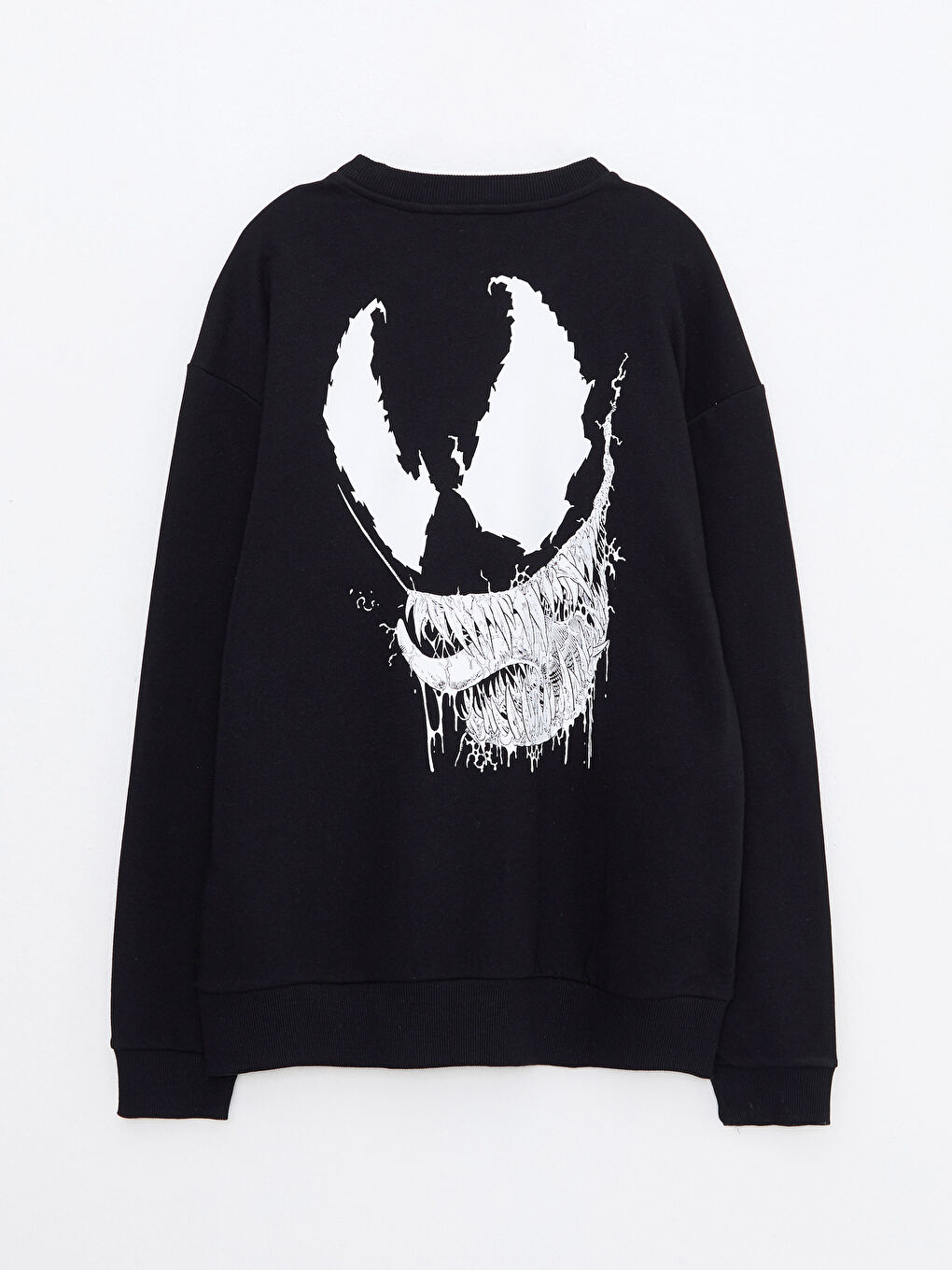 H12 Crew Neck Long Sleeve Venom Printed Men's Sweatshirt-6