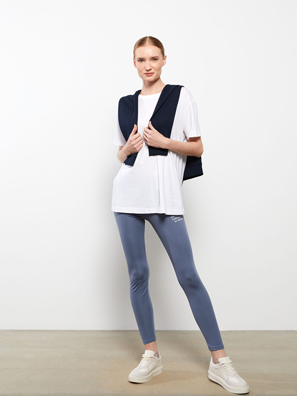 طماق مطبوع بخصر مرن للسيدات