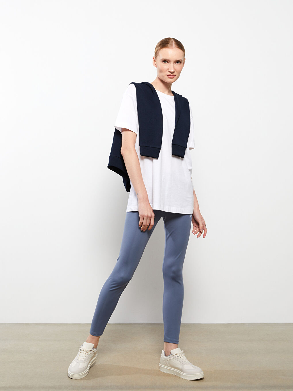 طماق مطبوع بخصر مرن للسيدات-1