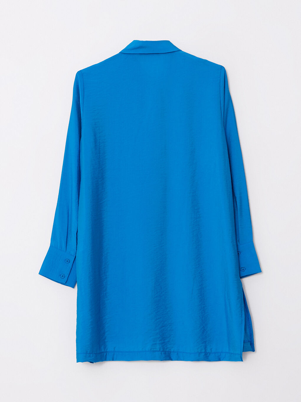 Tunique Chemise Unie à Manches Longues pour Femmes-6