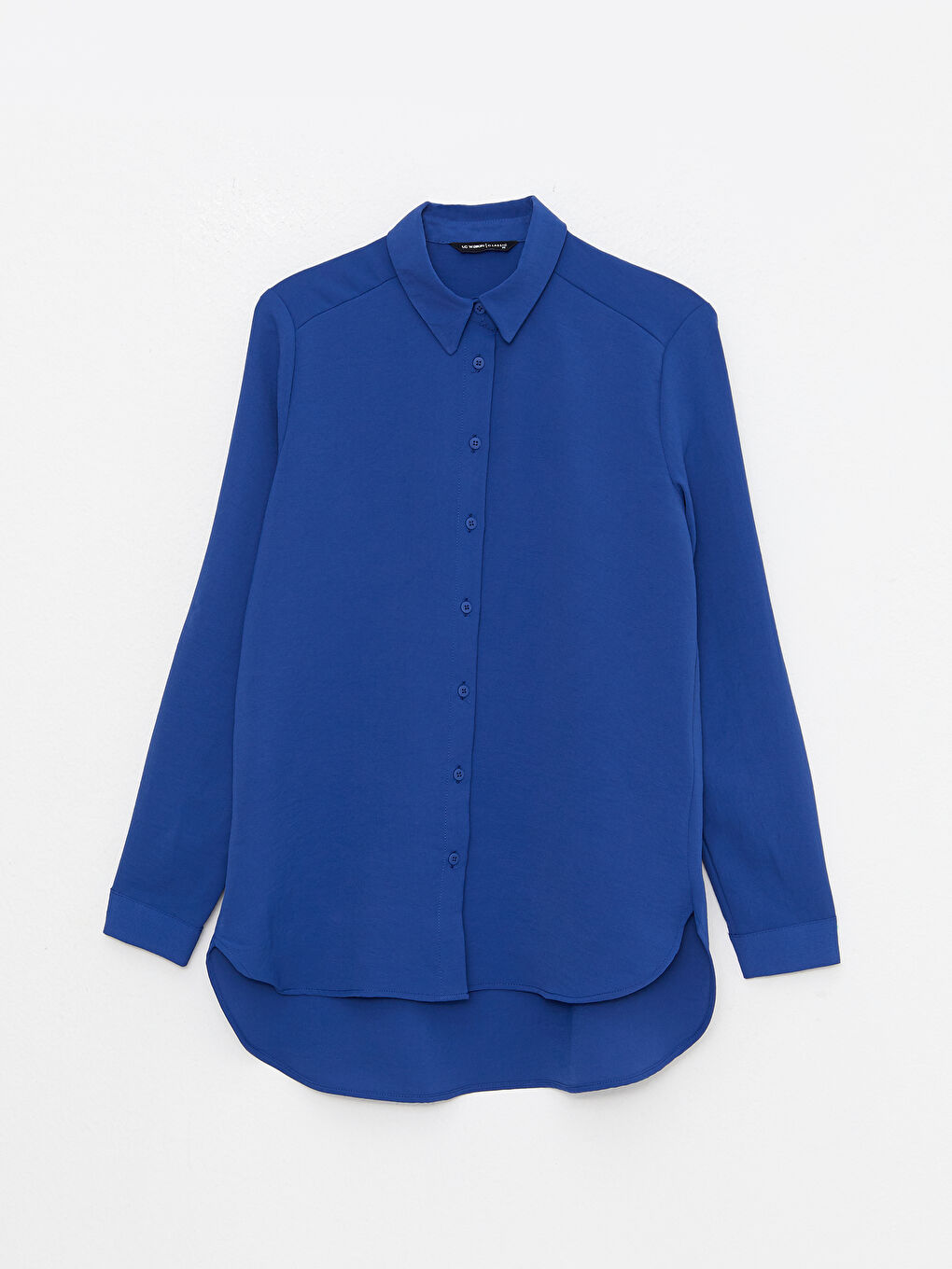 Chemise Boutonnée à Manches Longues Régulière pour Femmes-5