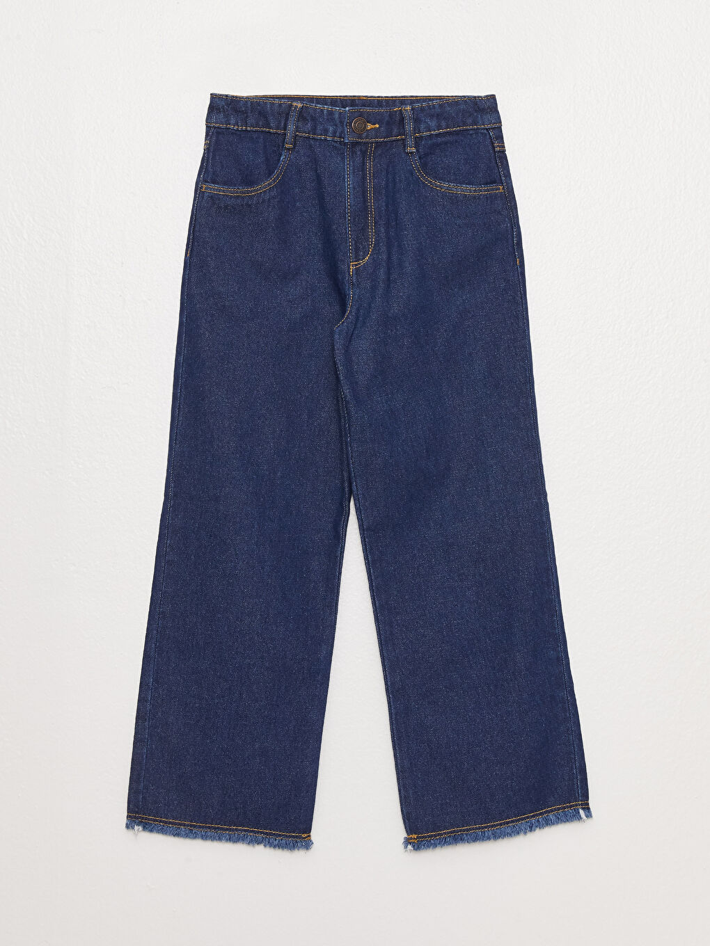LCW Kids Basic Bell-Bottoms Girl Denim Trousers -W2FV17Z4-309