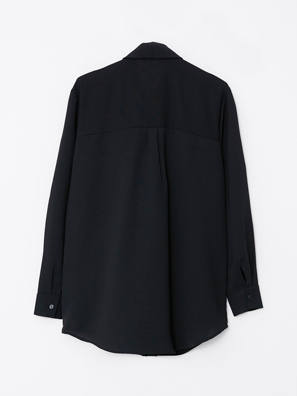 Plain Long Sleeve Women's Shirt Tunic-6