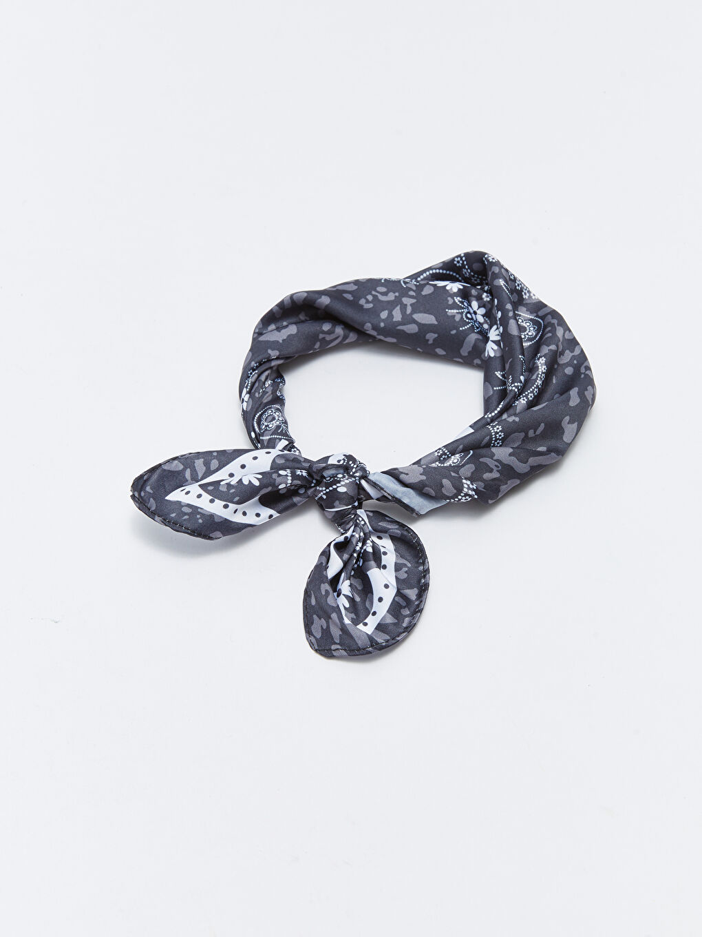 Patterned Satin Women's Bandana-3