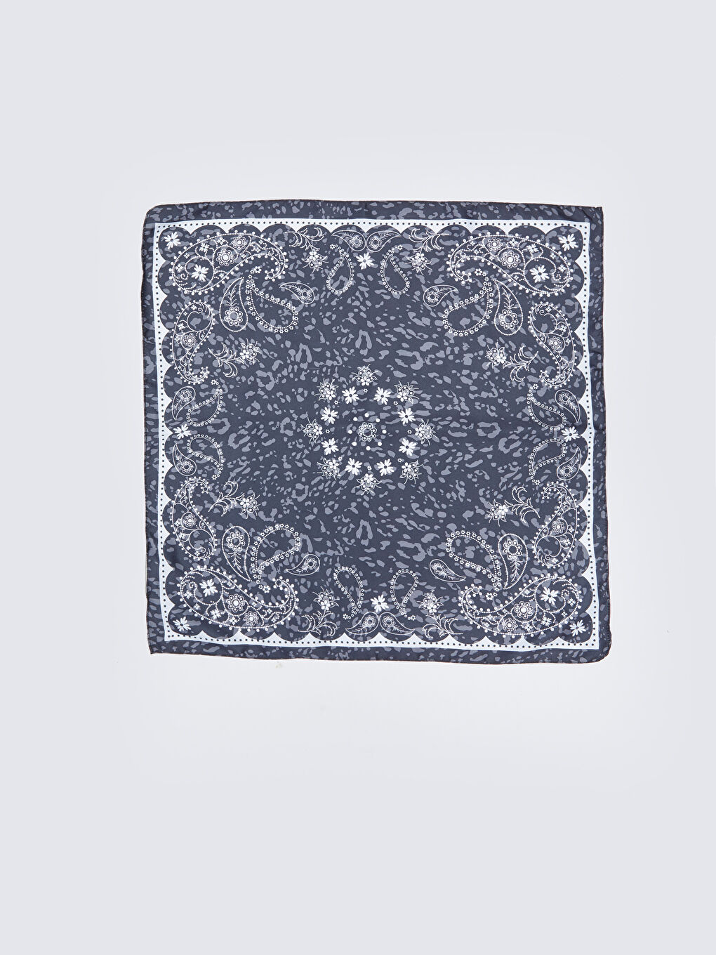 Patterned Satin Women's Bandana-4