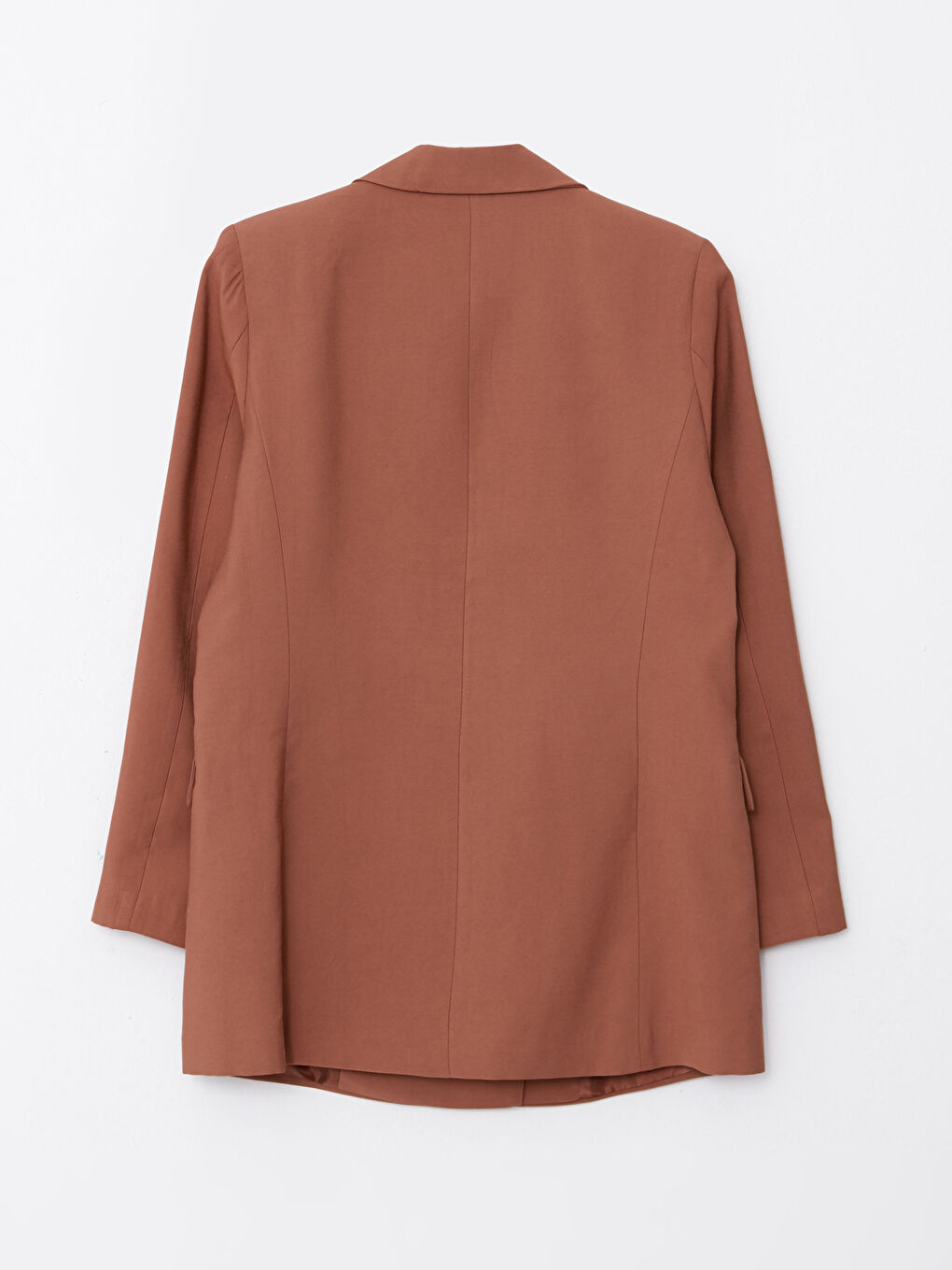 Plain Long Sleeve Women's Blazer Jacket-6