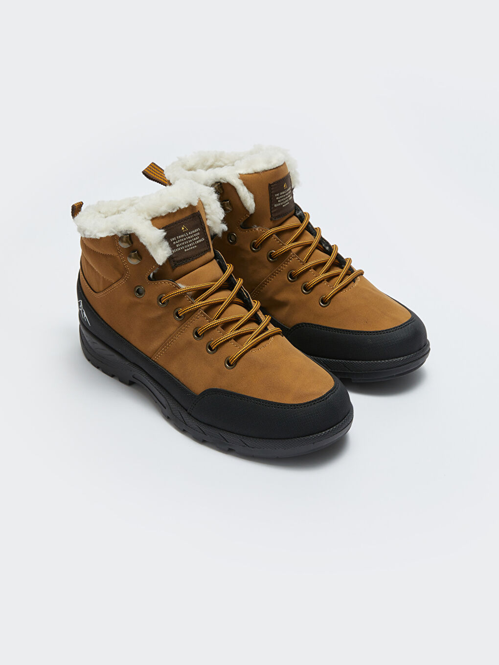 Мужские треккинговые ботинки на шнуровке