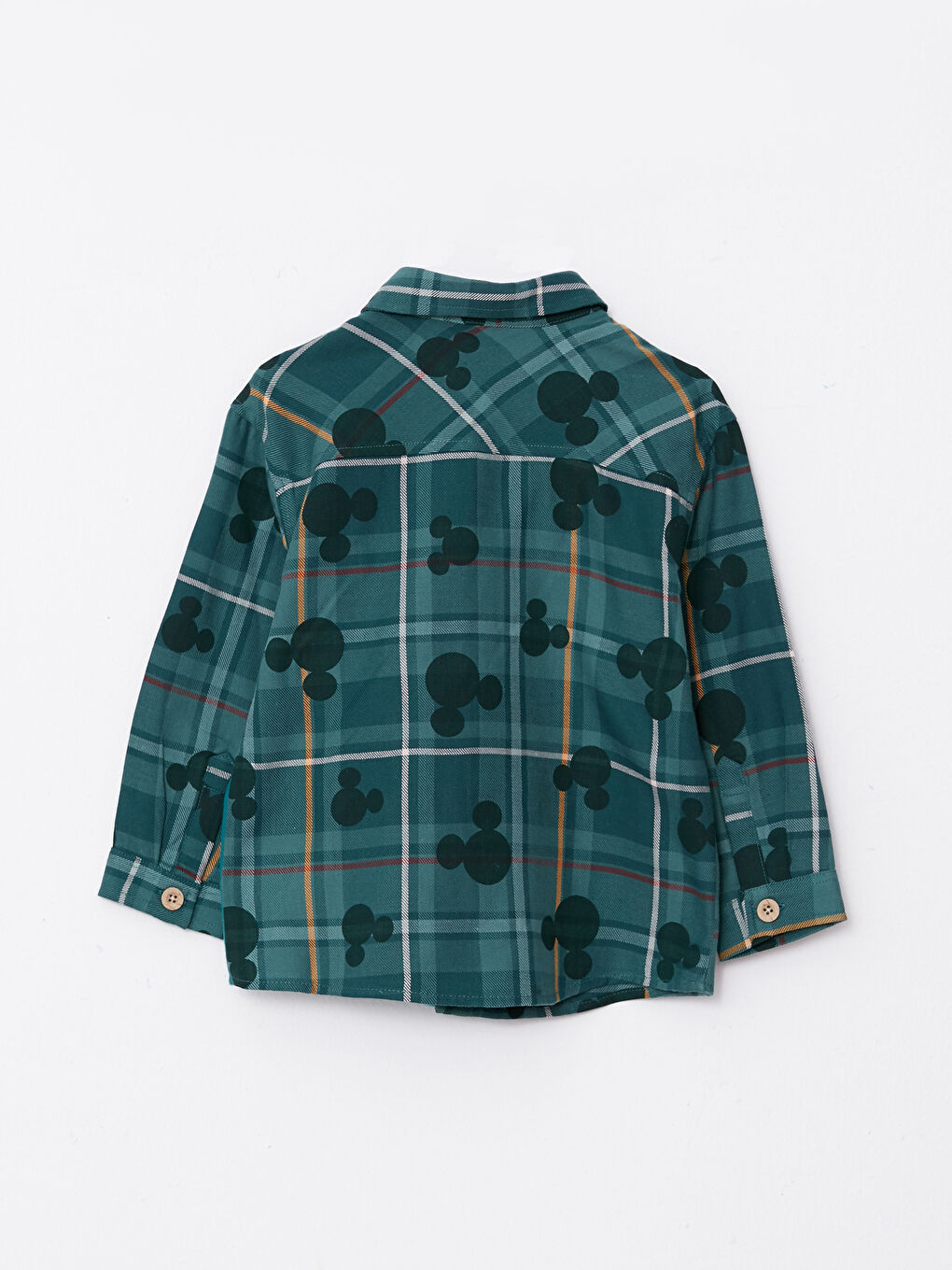 Сорочка для хлопчика з довгим рукавом і принтом Міккі Маус-1