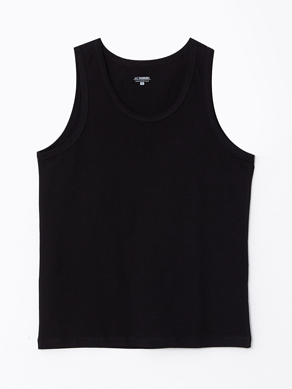 Siyah U Yaka Penye Erkek Atlet-5