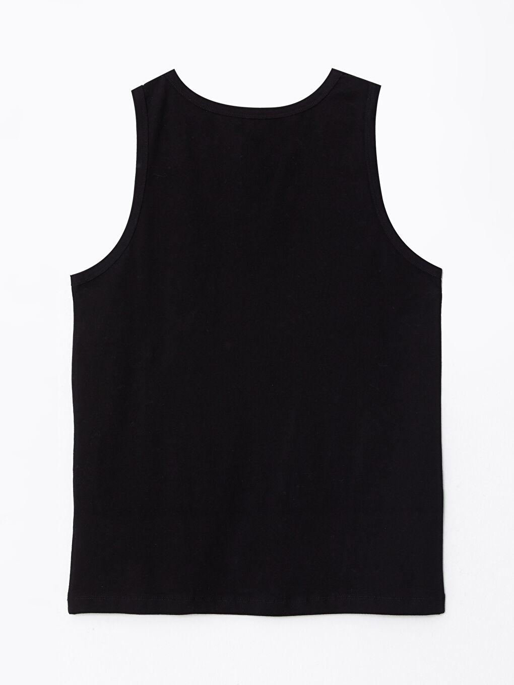 Siyah U Yaka Penye Erkek Atlet-6