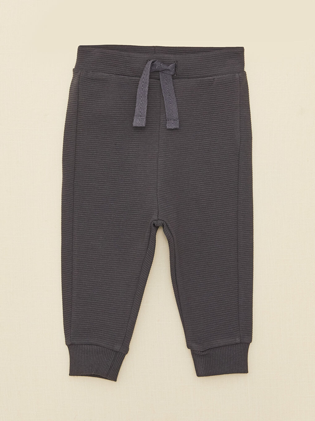 Ekru Bisiklet Yaka Uzun Kollu Baskılı Erkek Bebek Sweatshirt ve Pantolon 2'li Takım-2