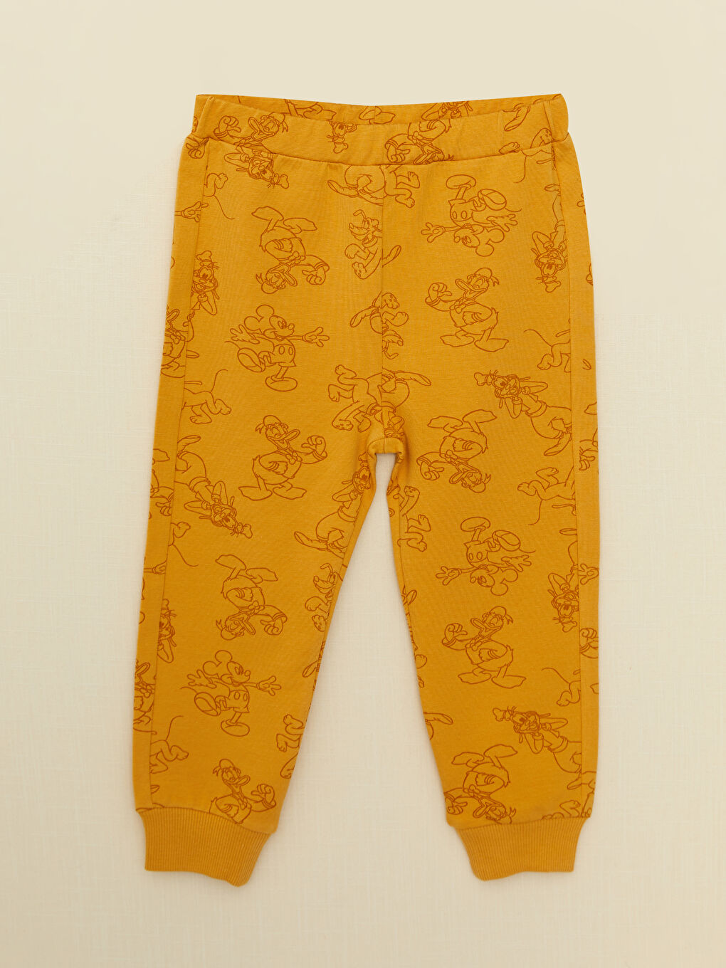 Crew Neck Long Sleeve Mickey Mouse Printed Baby Boys' Sweatshirt and Sweatpants 2 Pack Set-2