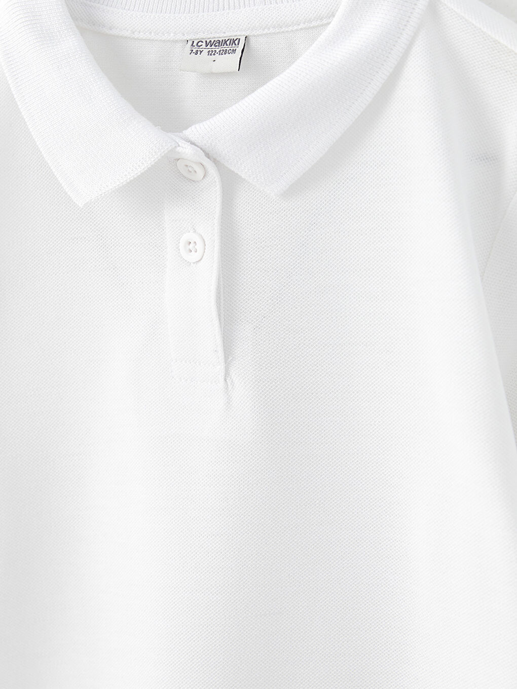 Tricou Basic cu Mânecă Lungă și Guler Înalt pentru Fete-1