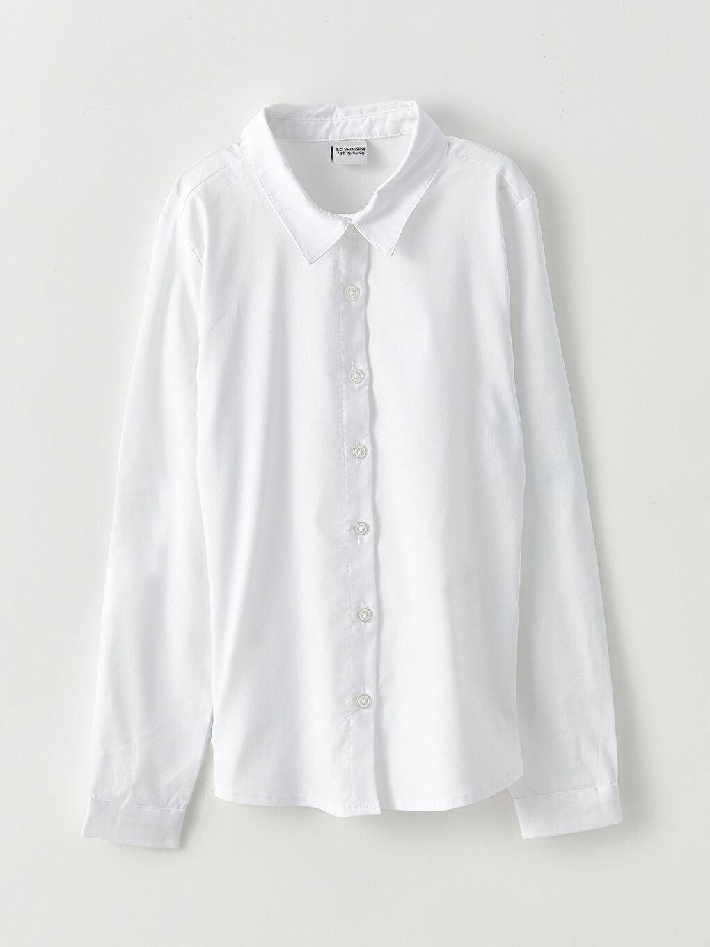 Basic Long Sleeve Girls' Shirt