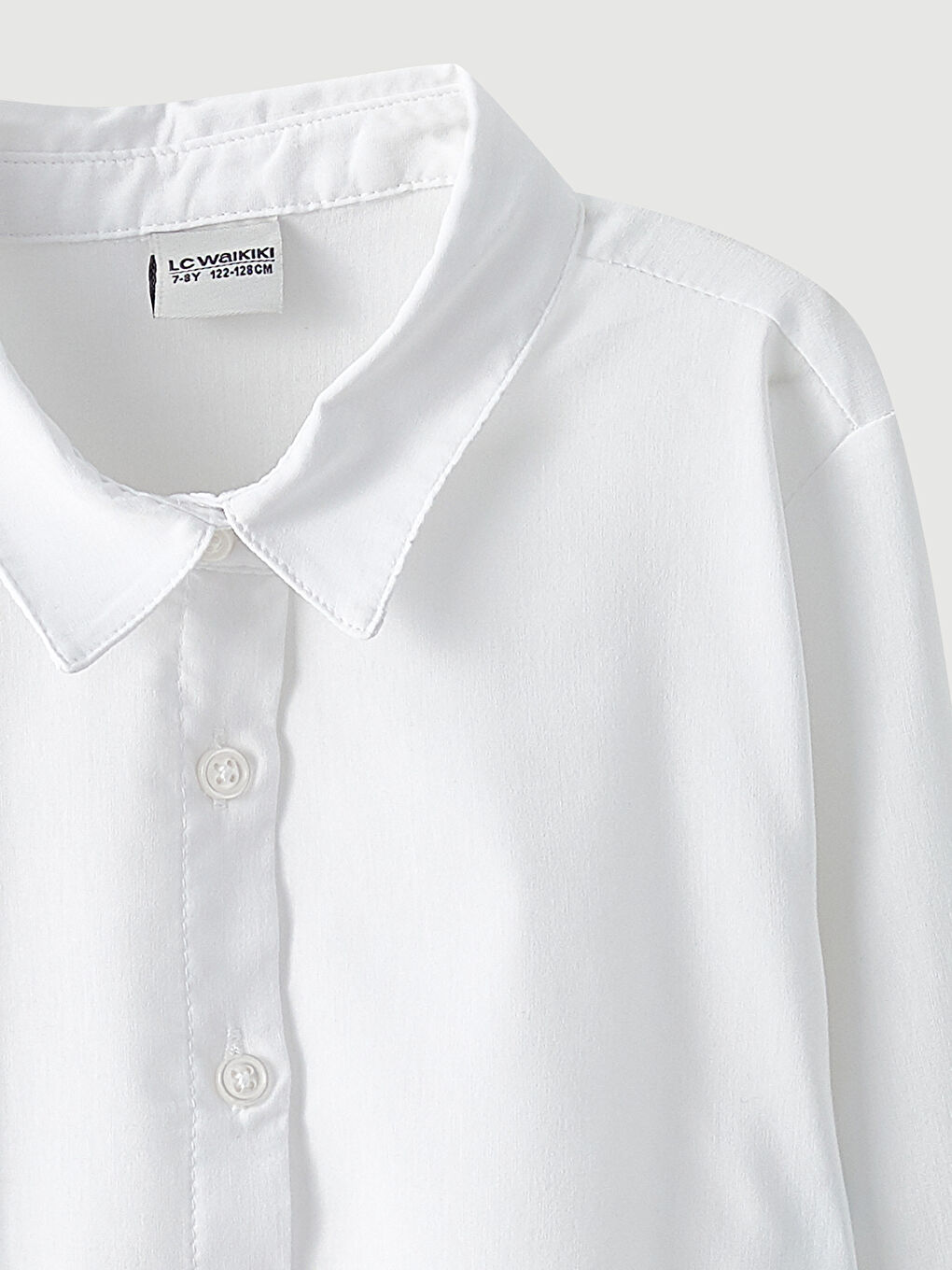 Basic Long Sleeve Girls' Shirt-2